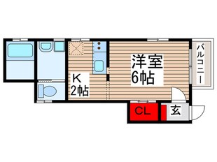 タウンハウス大森の物件間取画像